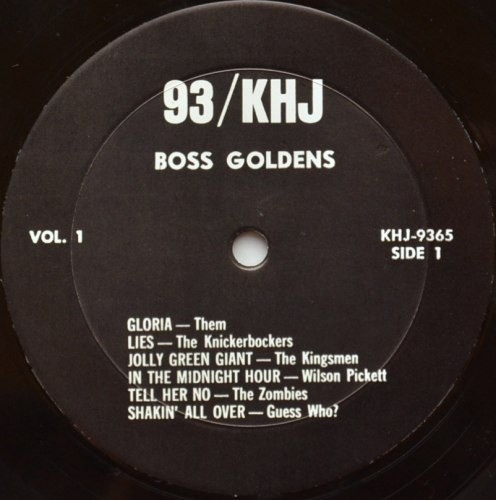 V.A. (Them, Zombies, Barry McGuire etc) / KHJ Boss Goldens Volume 1β