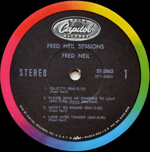 Fred Neil / Sessions (Rainbow Capitol Early Press)β