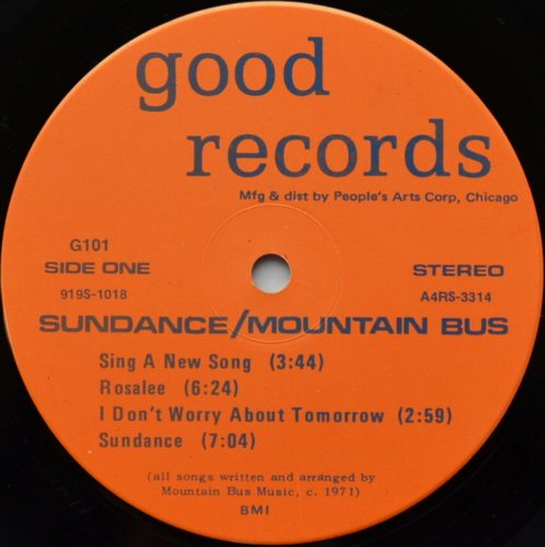 Mountain Bus / Sundance (Original!)β
