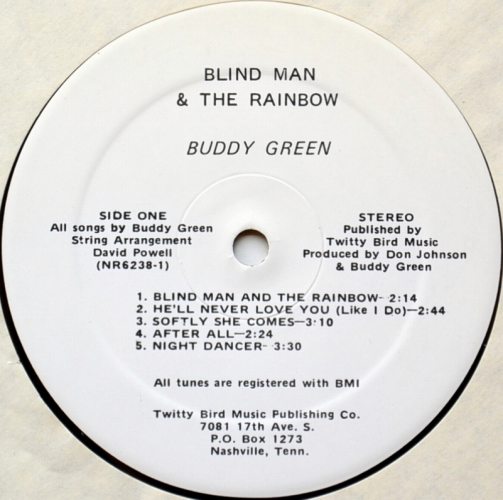 Buddy Green / Blind Man And The Rainbowβ