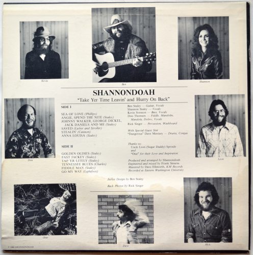 Shannondoah / Take Yer Time Leavin' And Hurry On Backβ