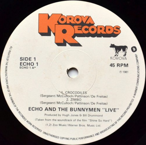 Echo & The Bunnymen / Shine So Hard (UK 12