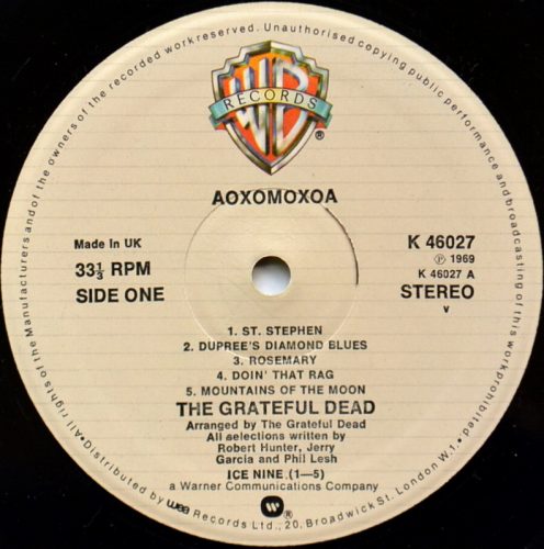 Grateful Dead / Aoxomoxoa (UK)β