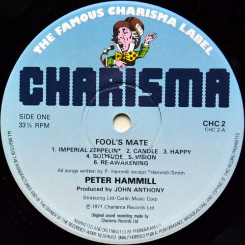 Peter Hammill / Fool's Mateβ