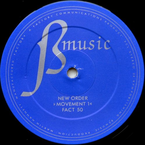 New Order / Movement (UK)β