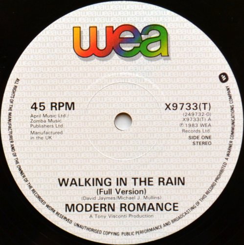 Modern Romance / Walking In The Rain (UK 12