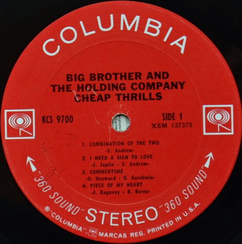 Big Brother & The Holding Company / Cheap Thrills (360 Sound 2 eye)β