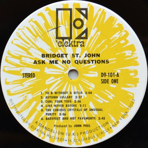 Bridget St. John / Ask Me No Questions (US)β