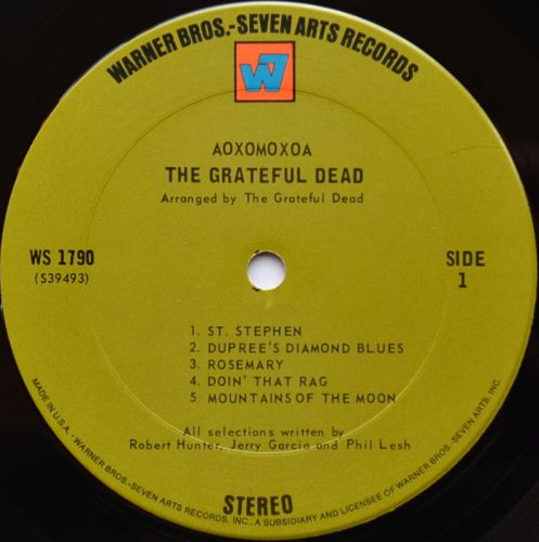 Grateful Dead / Aoxomoxoa (US Early Press)β