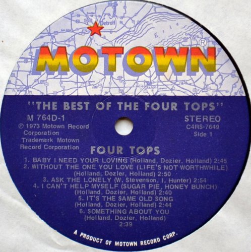 Four Tops / The Best Of The Four Tops (2LP)β