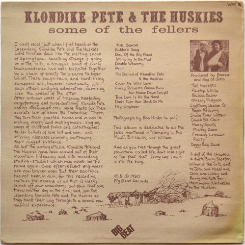 Klondike Pete & The Huskies / Some Of The Fellersβ