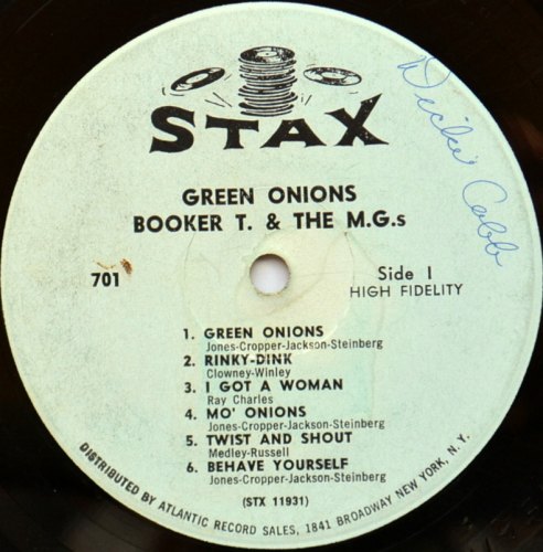 Booker T. & The MG's / Green Onions (Blue Label Mono)β