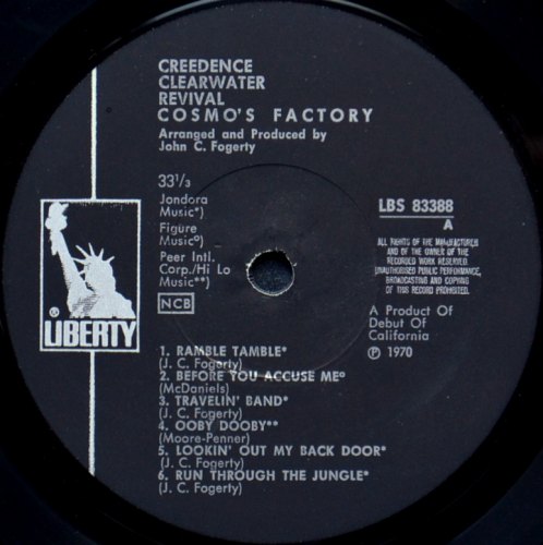 Creedence Clearwater Revival (CCR) / Cosmo's Factory (UK)β