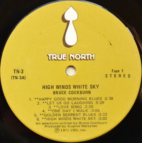 Bruce Cockburn / High Winds, White Sky (Canada Early Press w/Booklet!!)β