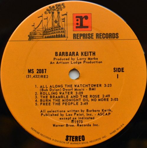Barbara Keith / Barbara Keith (Reprise 2nd)β