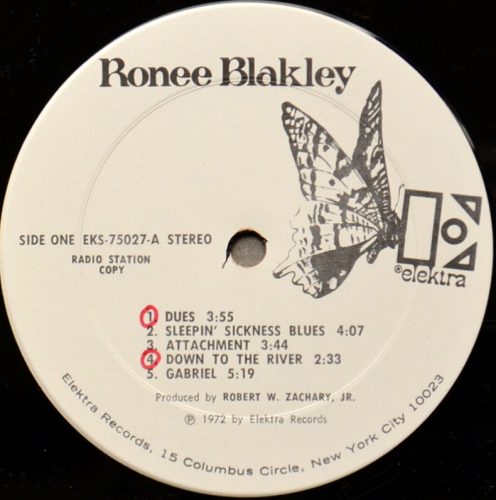 Ronee Blakley / Ronee Blakley (Rare White Label Prom)β
