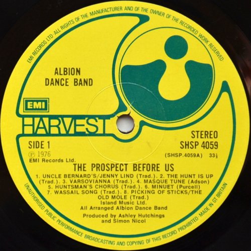 Albion Dance Band / The Prospect Before Us (UK)β