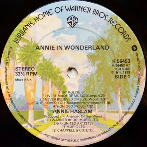 Annie Haslam / Annie In Wonderland (UK Matrix-1)β