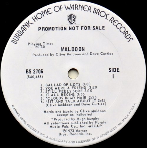 Maldoon / Maldoon (White Label Promo)β