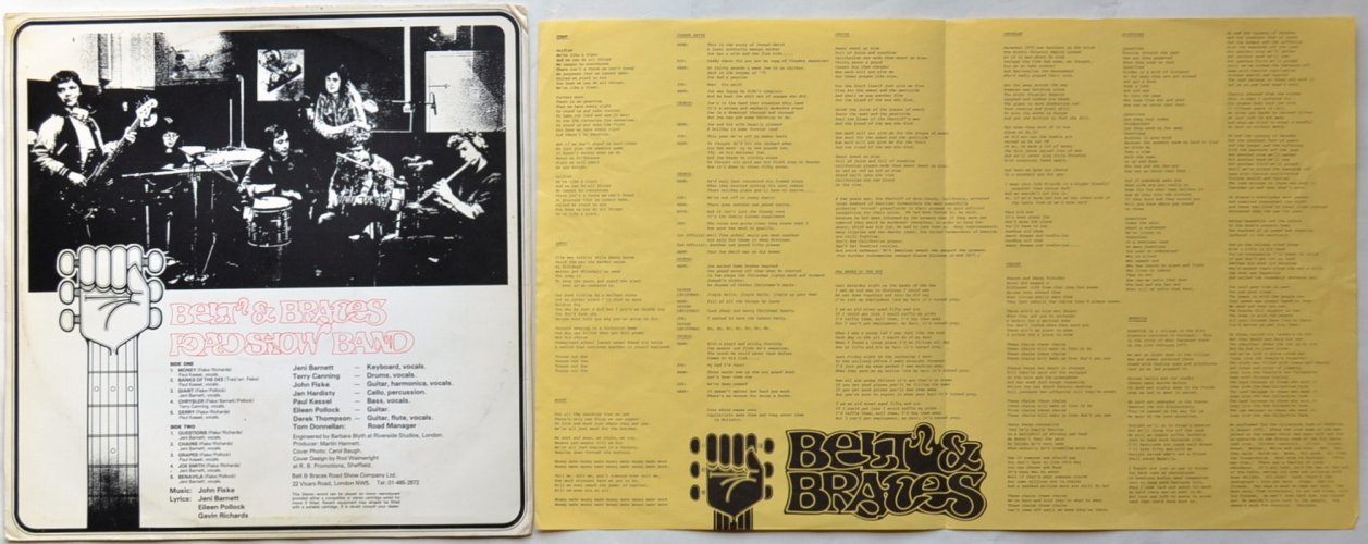 Belt & Braces Roadshow Band / Same (w/Rare Poster!!!)β
