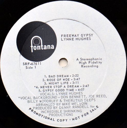 Lynne Hughes / Freeway Gypsy (White Label Promo)β