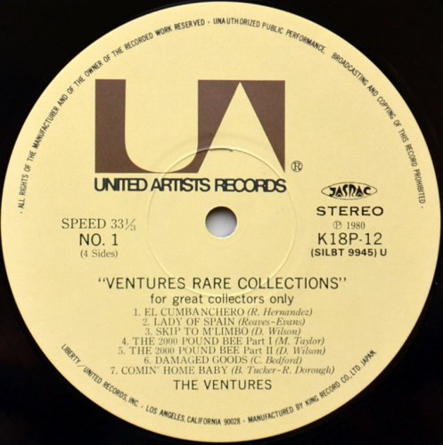 Ventures, The / Rare Collections For Great Collectors Only (٥㡼쥢쥯)β