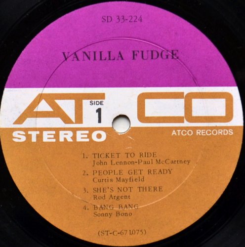 Vanilla Fudge / Vanilla Fudge (In Shrink, US Eary Press)β