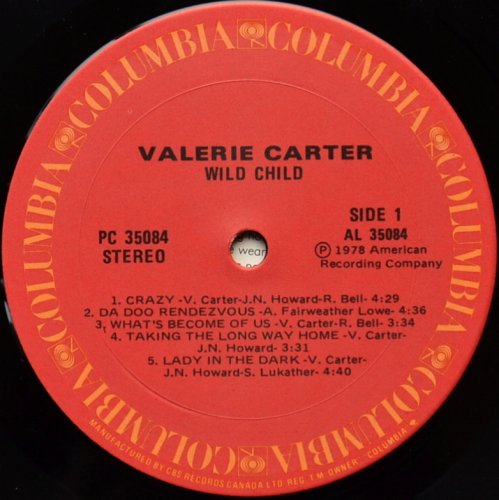 Valerie Carter / Wild Child (In Shrink)β