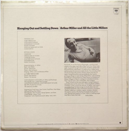 Arthur Miller And All The Little Millers / Hanging Out And Settling Down (Sealed!!)β