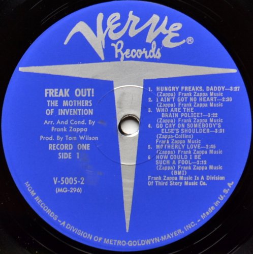 Mothers of Invention (Frank Zappa) / Freak Out! (US Early Issue MONO)β