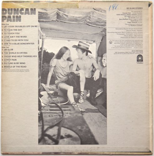 Duncan Pain / Duncan Pain (White Label Promo)β