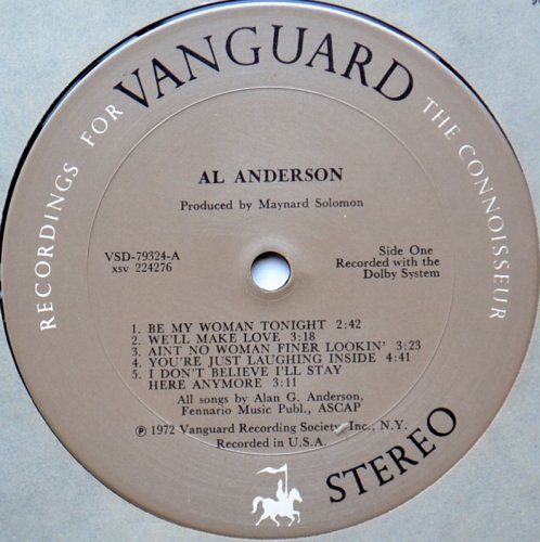 Al Anderson / Same (US In Shrink)β