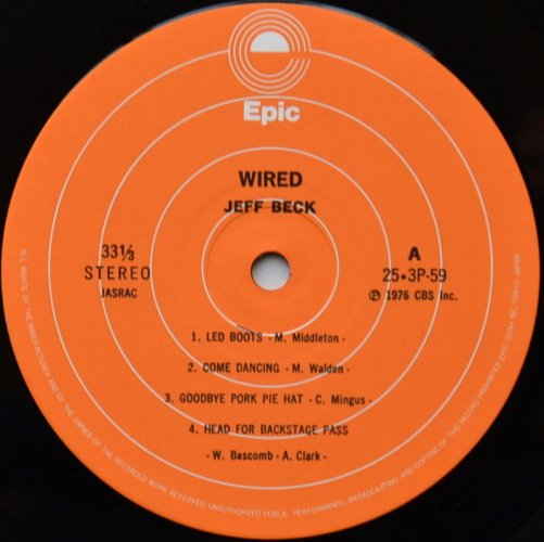 Jeff Beck / Wiredβ