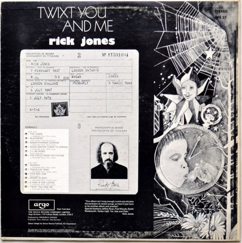 Rick Jones / Twixt You And Meβ