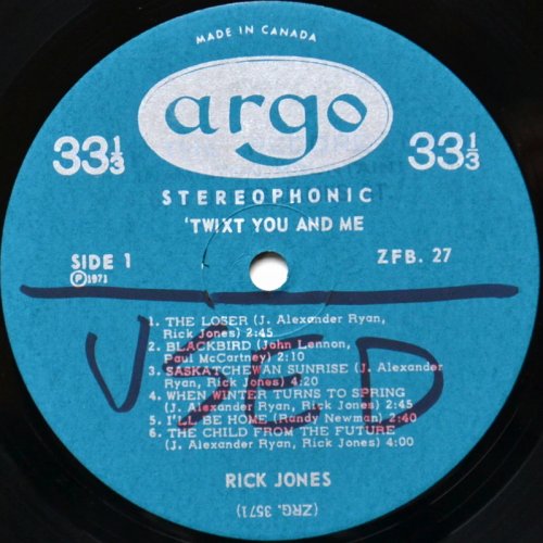 Rick Jones / Twixt You And Meβ