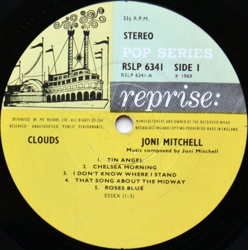 Joni Mitchell / Clouds (UK Matrix-1 3 tone Label!!)β