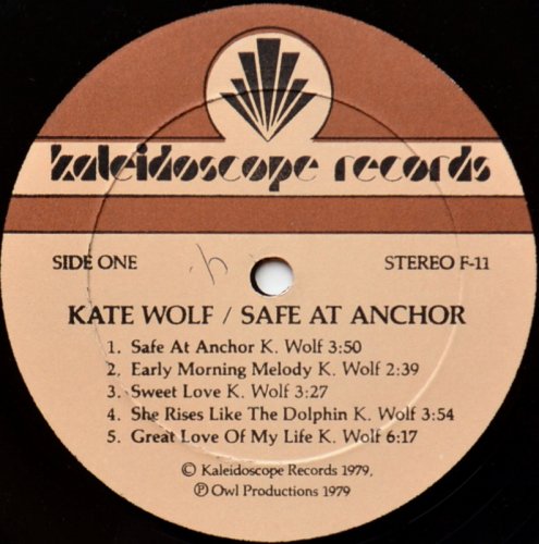 Kate Wolf / Safe At Anchorβ