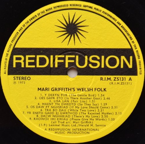 Mari Griffith / Welsh Folkβ