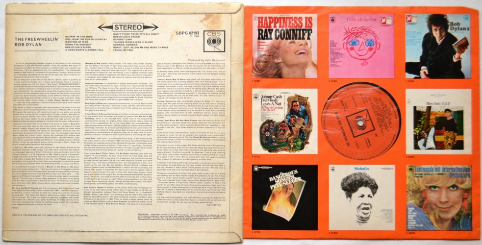 Bob Dylan / Freewheelin' (UK Stereo)β