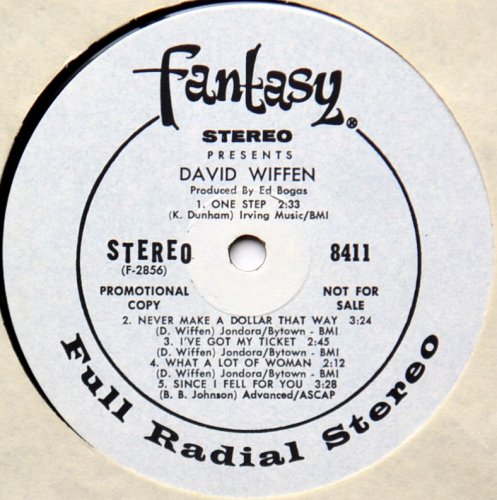 David Wiffen / David Wiffen (Rare White Label Promo)β