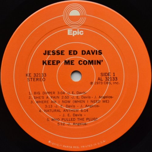 Jesse Ed Davis / Keep Me Comin' β