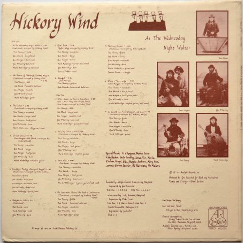 Hickory Wind / At The Wednesday Night Waltzβ