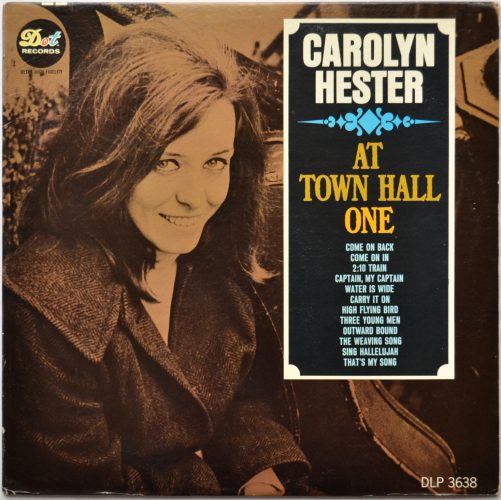 Carolyn Hester / At Town Hall, One (Mono)β