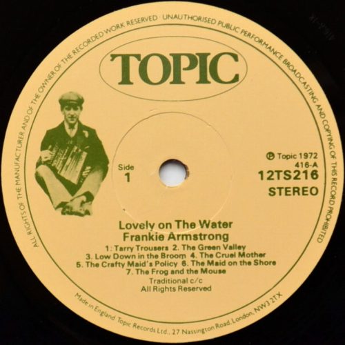 Frankie Armstrong / Lovely On The Water (Later Issue)β