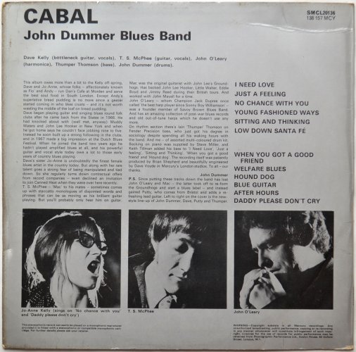 John Dummer Blues Band / Cabal (UK Matrix-1)β