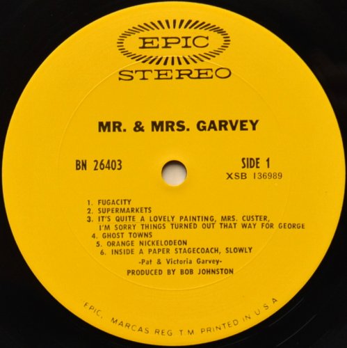 Mr. & Mrs. Garvey / Mr. & Mrs. Garveyβ