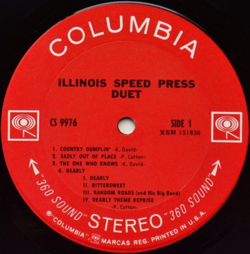 Illinois Speed Press / Duet (Early Press)β