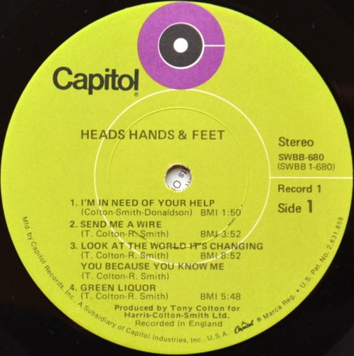 Heads Hands & Feet / Heads Hands & Feet (US 2LP)β