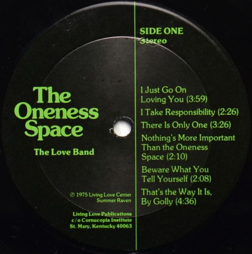 Love Band, The / The Oneness Spaceβ