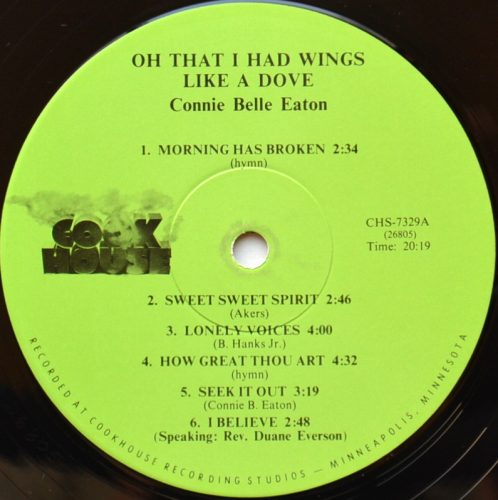 Connie Belle Eaton / Oh That I Had Wings Like A Doveβ